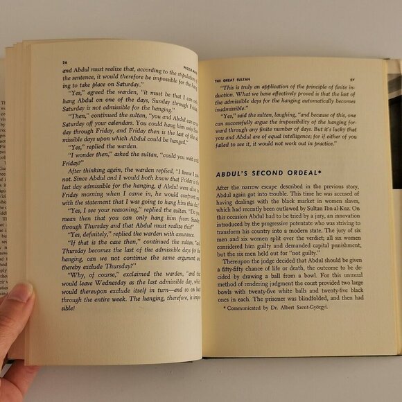 Puzzle Math 1958 George Gamow Book, Marvin Stern Canadian Ed. w/DJ - Picture 9 of 10